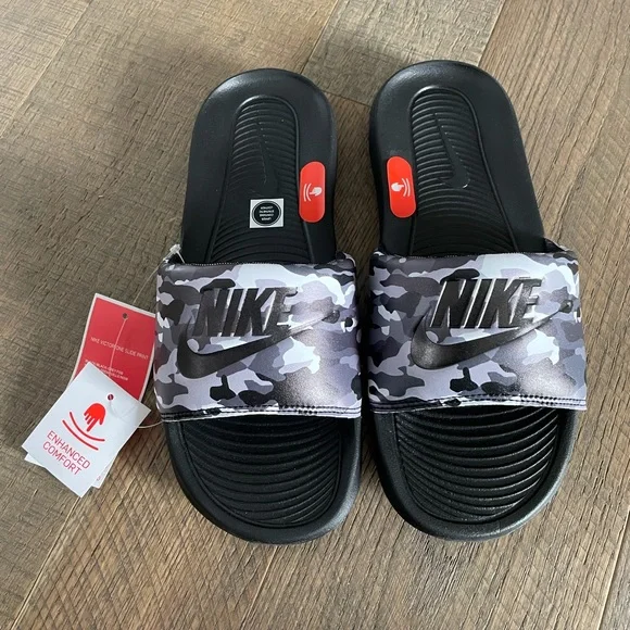 Nike Shoes Nike Grey Camo Slides Poshmark